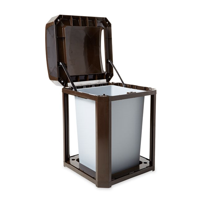 CONTENEDOR LANDMARK SERIES ARMAZÓN CON TAPA DE DOMO Y FORRO INTERNO RÍGIDO, 35 GAL