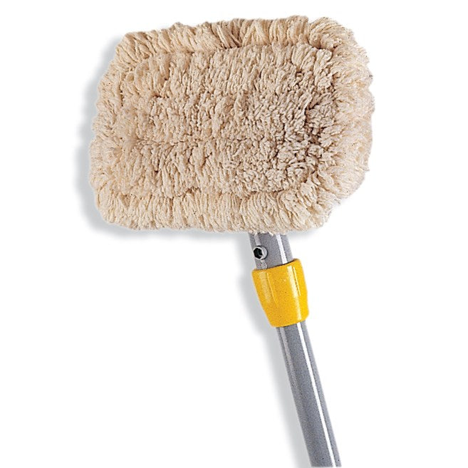 KIT DE LAVADO BASTÓN ALUMINIO, CABEZA PLÁSTICA, ALMOHADILLAS DE ALGODÓN