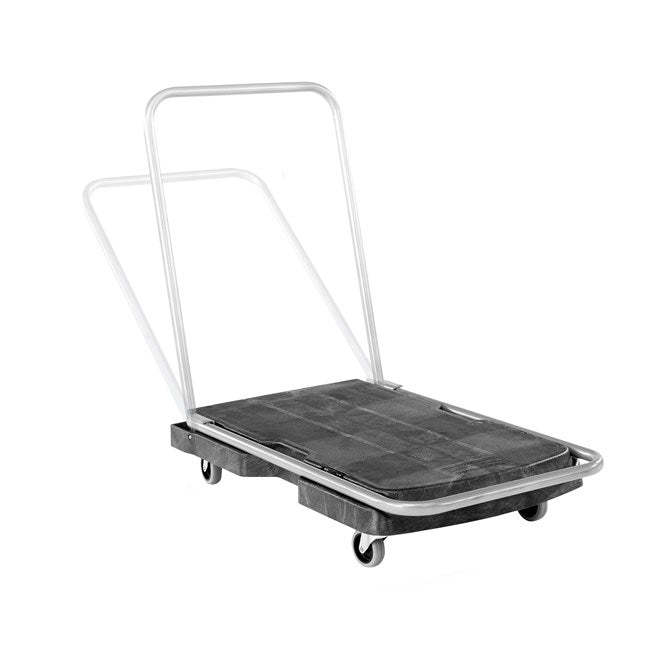 CARRO TRIPLE UTILITARIO, 3", MANGO RECTO Y RUEDAS 7.6 CM