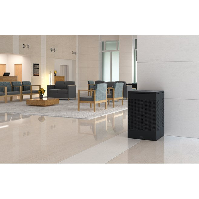 CONTENEDOR SILHOUETTES CUADRADO, TAPA ABIERTA, 20 GAL