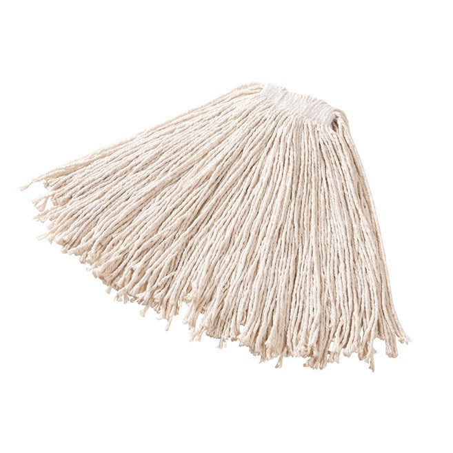 MOP HÚMEDO MEDIANO DE ALGODÓN DURA PRO, BLANCO, DIADEMA 1"