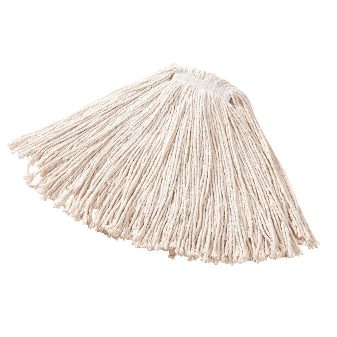 MOP HÚMEDO CHICO DE ALGODÓN DURA PRO, BLANCO, DIADEMA 1"