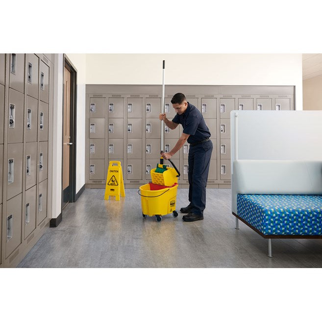 MANGO DE ALUMINIO REVESTIDO DE VINILO P/ MOP HÚMEDO GRIPPER 60", TIPO ABRAZADERA