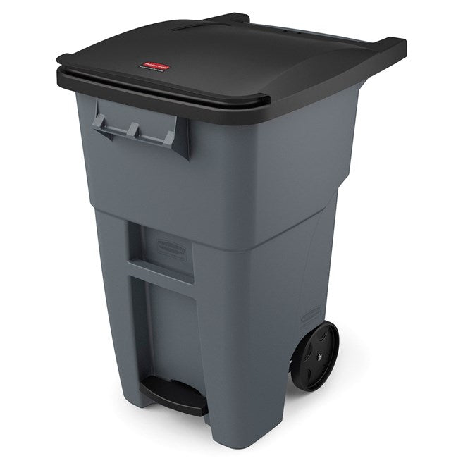 CONTENEDOR BOTE DE BASURA ROLLOUT STEP- ON, 50 GAL