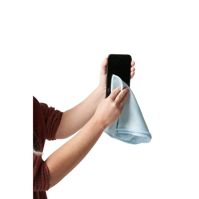 PAÑO DE MICROFIBRA PARA VIDRIOS Y ESPEJOS HYGEN AZUL