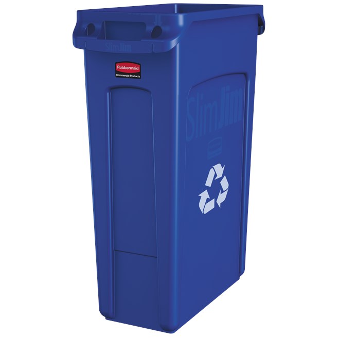 CONTENEDOR BOTE DE BASURA SLIM JIM 23 GAL