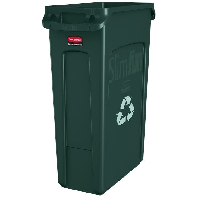 CONTENEDOR BOTE DE BASURA SLIM JIM 23 GAL