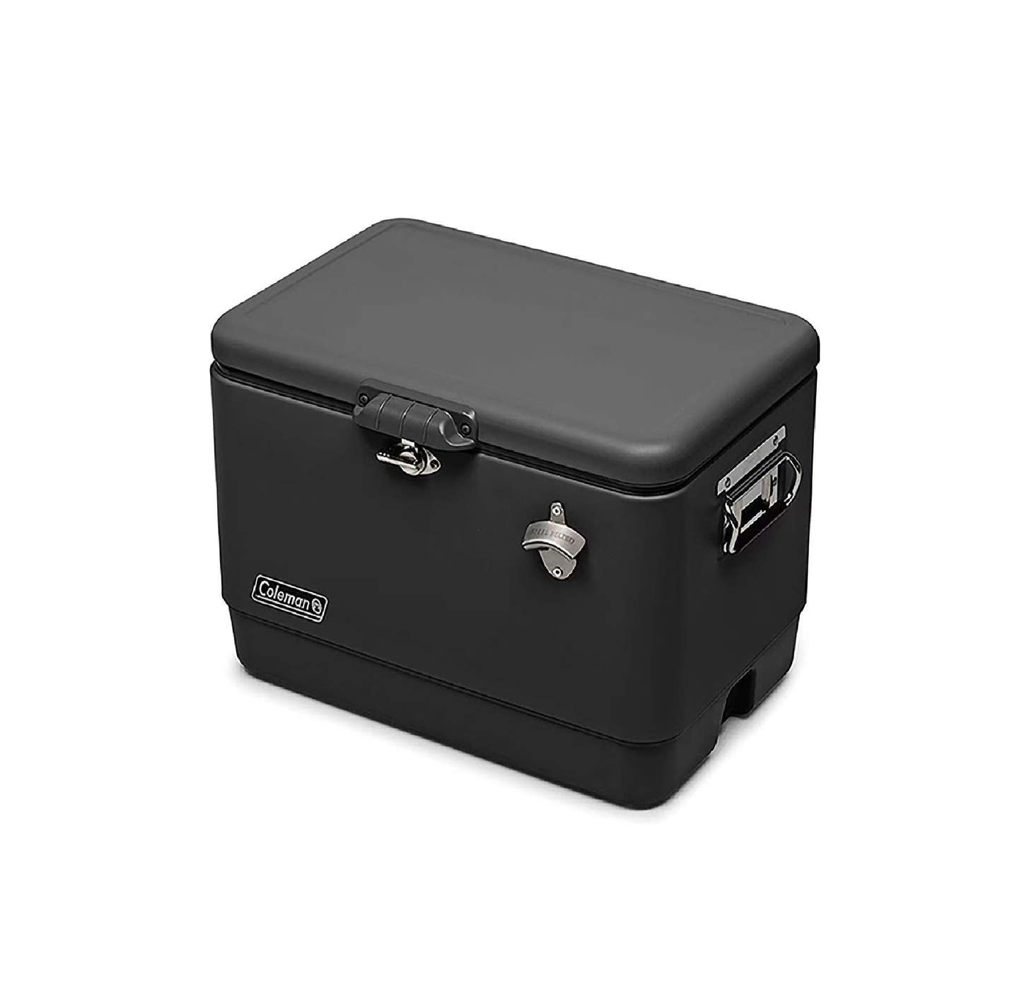 HIELERA ENFRIADOR COLEMAN 54 QT, ACERO, GRANDE, NEGRO