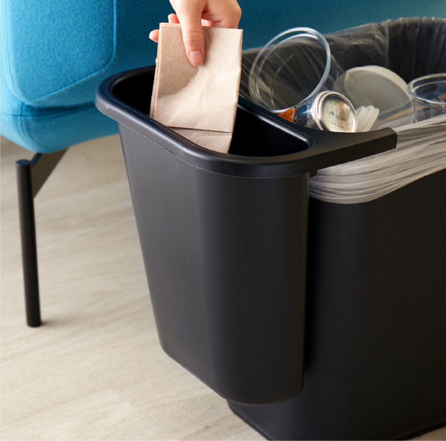 CESTO CENTRO DE RECICLAJE LATERAL RCP