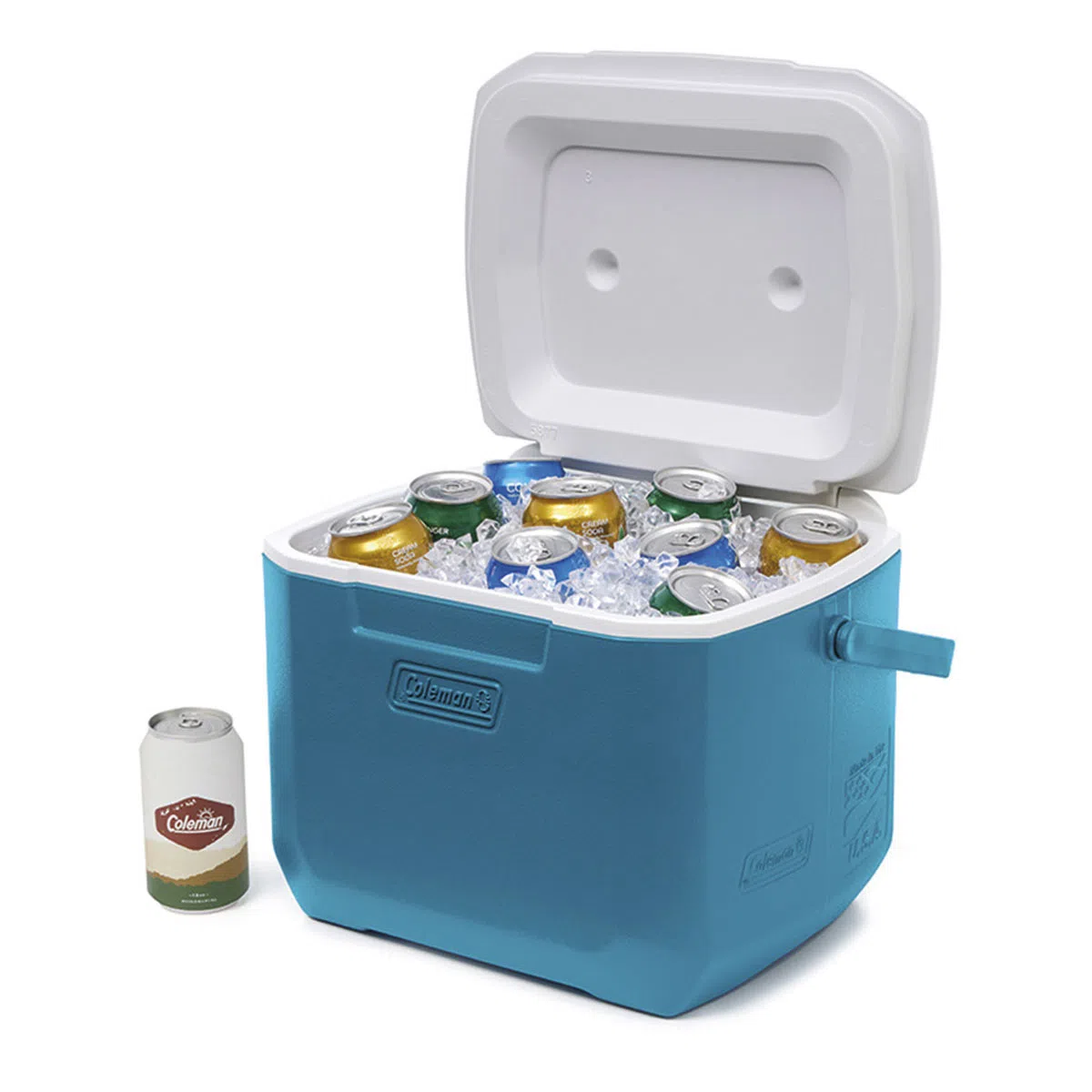 HIELERA CHILLER COLEMAN 16 QT, TEMP LOCK, AZUL