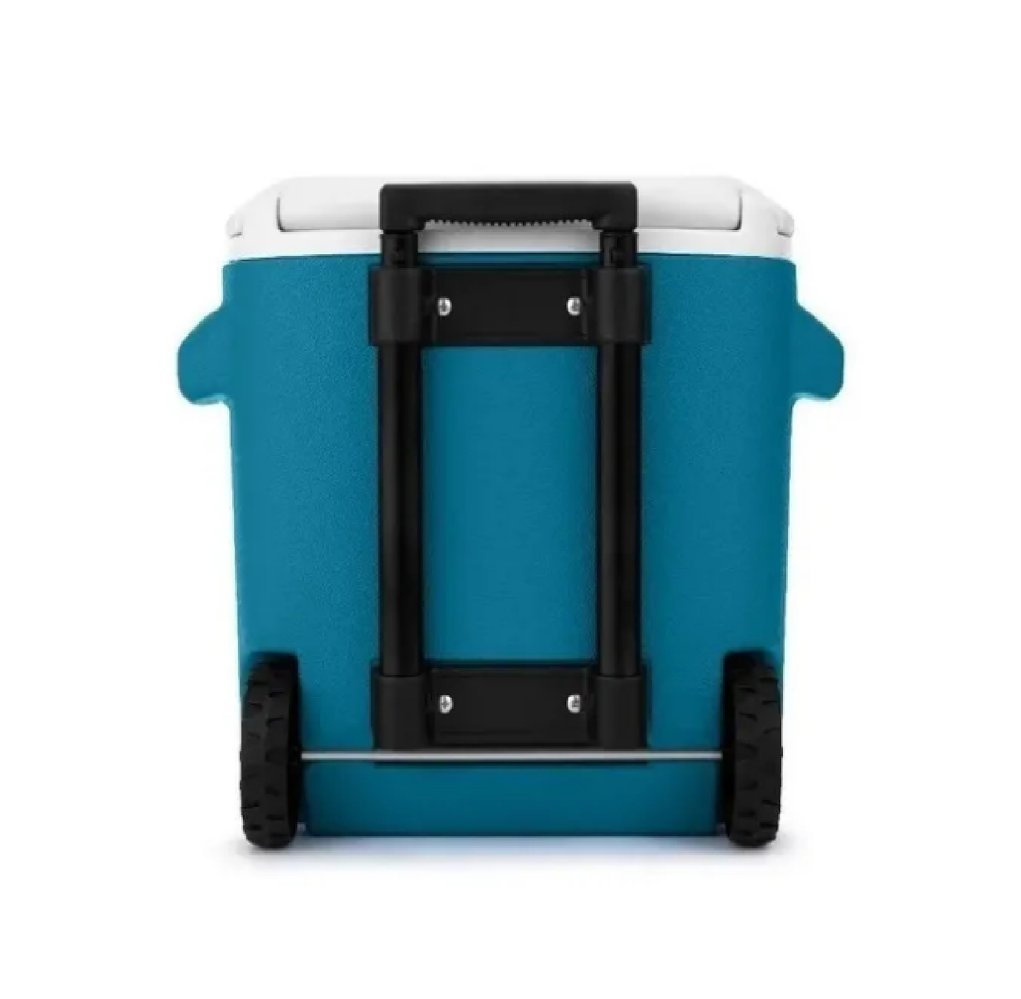 HIELERA CHILLER COLEMAN 28 QT, ASA RETRÁCTICL Y LLANTAS, AZUL