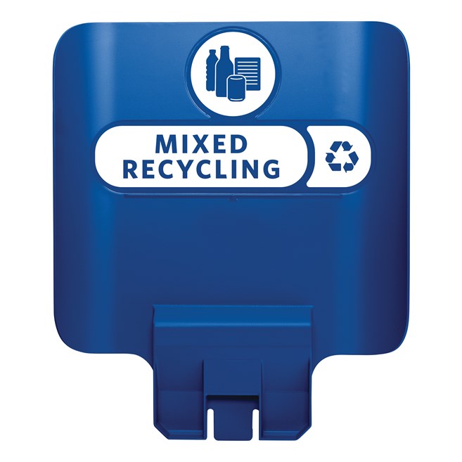 LETRERO PARA ESTACIÓN DE RECICLAJE SLIM JIM 23 GAL