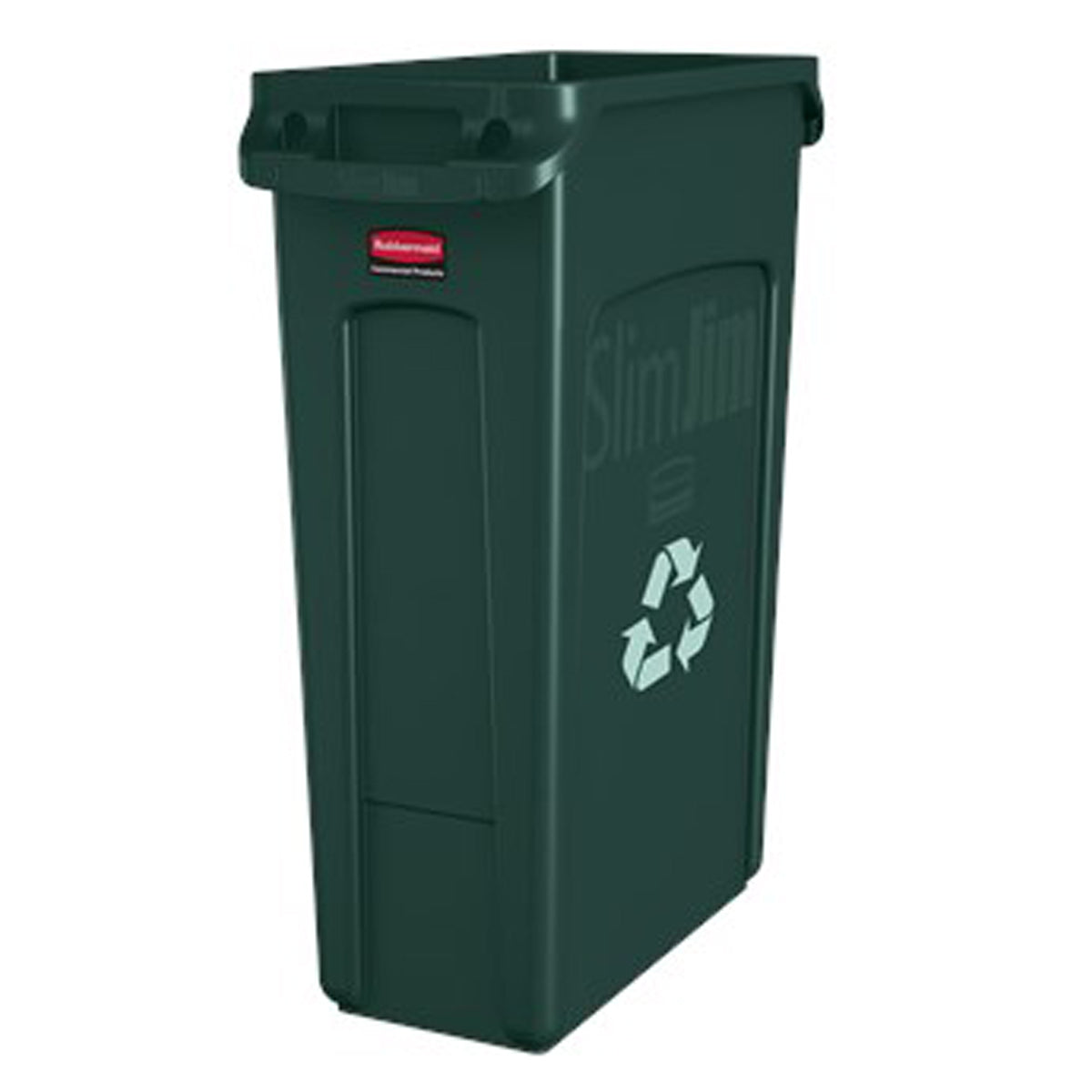 Bote Para Basura Slim Jim Ventilado 23 gal Verde Rubbermaid Commercial Products