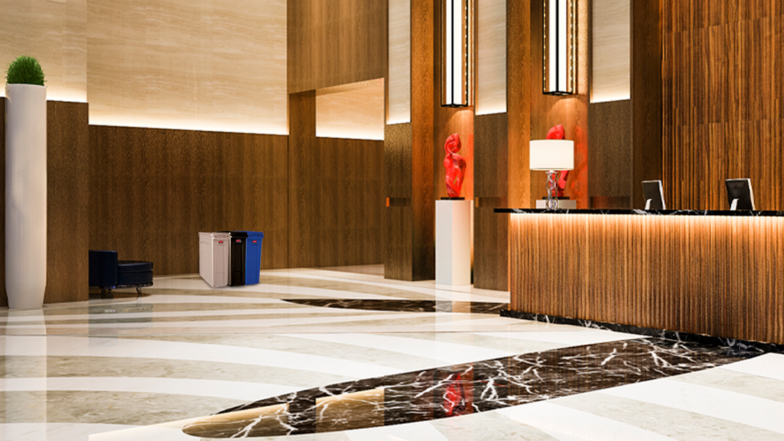 Top productos Rubbermaid que mejoran la imagen y la eficiencia en tu hotel