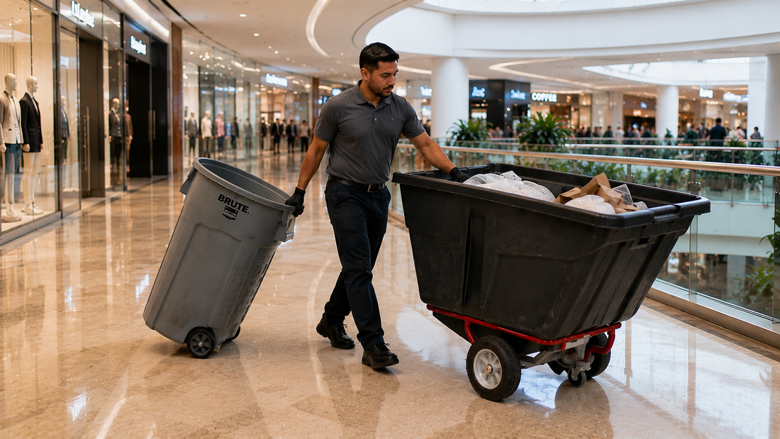Cómo preparar la operación de limpieza de un centro comercial para temporada alta