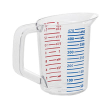 TAZA MEDIDORA BOUNCER TRANSPARENTE 0.5 QT