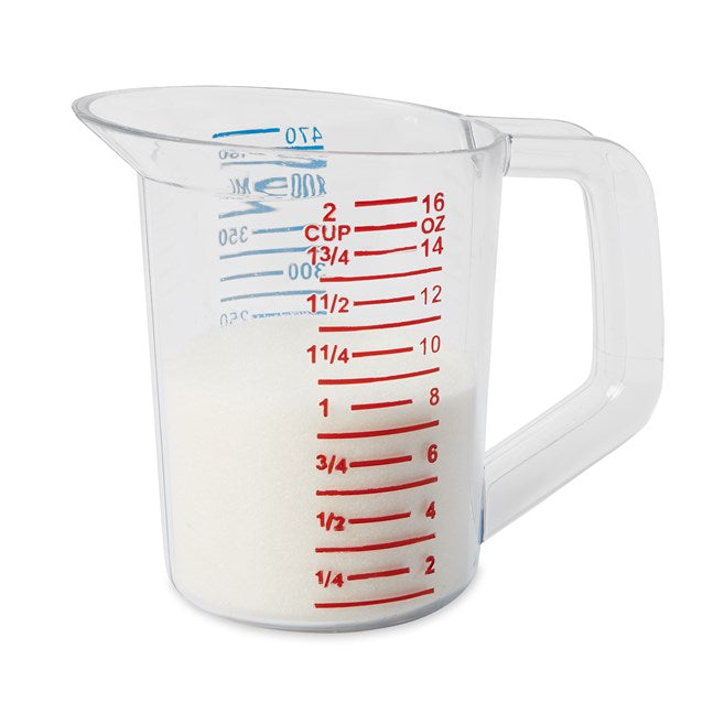 TAZA MEDIDORA BOUNCER TRANSPARENTE 0.5 QT