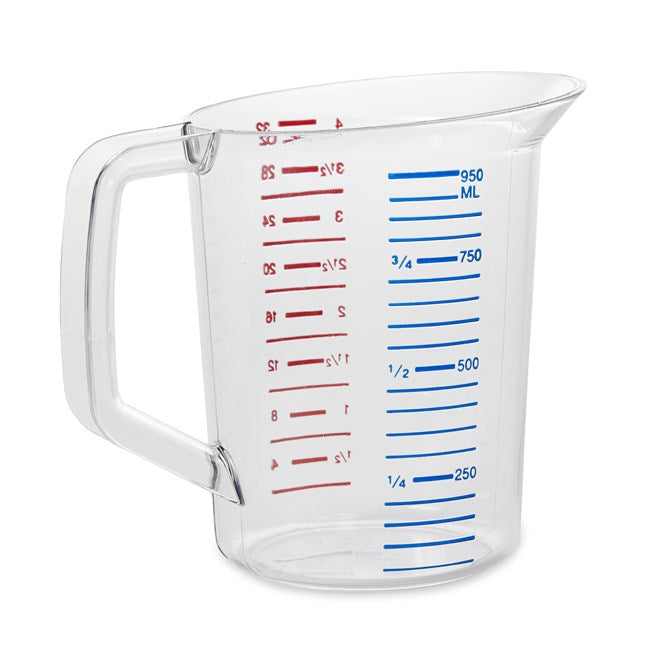 TAZA MEDIDORA BOUNCER TRANSPARENTE 1 QT