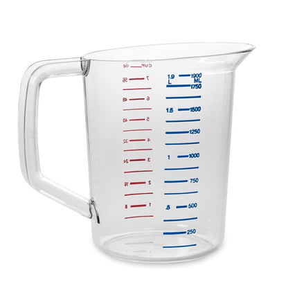 TAZA MEDIDORA BOUNCER TRANSPARENTE 2 QT