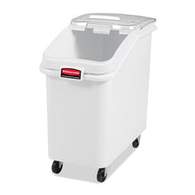 RECIPIENTE FRENTE INCLINADO 26.2 L CON TAPA DESLIZABLE Y CUCHARA DE 0.9 L