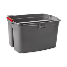 BALDE DOBLE 17 QT GRIS