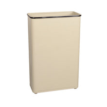 CESTO ABIERTO DE BASURA EN ACERO RCP COLOR ALMENDRA, 96 QT