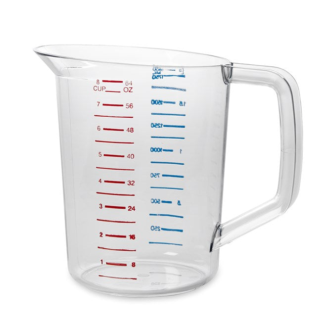 TAZA MEDIDORA BOUNCER TRANSPARENTE 2 QT