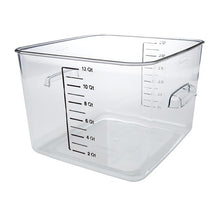 CONTENEDOR CUADRADO AHORRA ESPACIO, 12 QT
