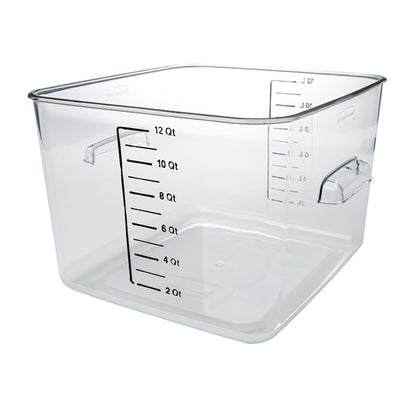 CONTENEDOR CUADRADO AHORRA ESPACIO, 12 QT
