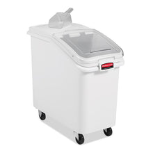 RECIPIENTE FRENTE INCLINADO 26.2 L CON TAPA DESLIZABLE Y CUCHARA DE 0.9 L