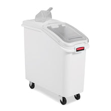 RECIPIENTE FRENTE INCLINADO 20.5 L CON TAPA DESLIZABLE Y CUCHARA DE 0.9 L