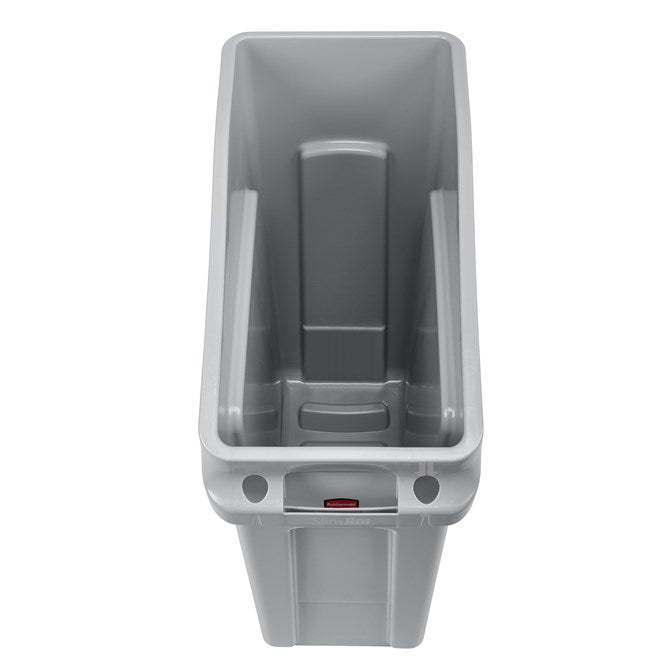 CONTENEDOR BOTE DE BASURA SLIM JIM BAJO EL ESCRITORIO, 13 GAL