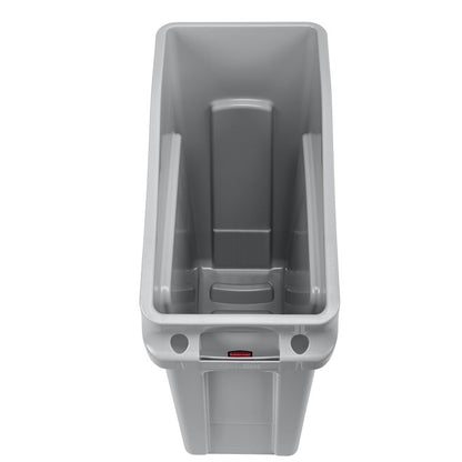 CONTENEDOR BOTE DE BASURA SLIM JIM BAJO EL ESCRITORIO, 13 GAL
