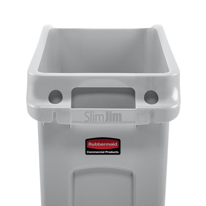 CONTENEDOR BOTE DE BASURA SLIM JIM BAJO EL ESCRITORIO, 13 GAL