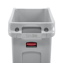CONTENEDOR BOTE DE BASURA SLIM JIM BAJO EL ESCRITORIO, 13 GAL