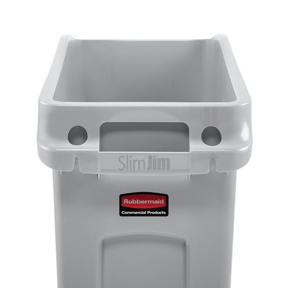 CONTENEDOR BOTE DE BASURA SLIM JIM BAJO EL ESCRITORIO, 13 GAL