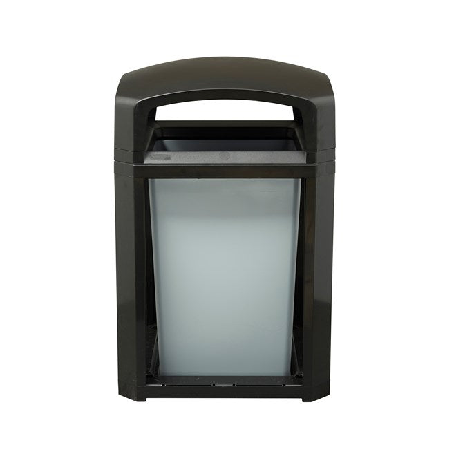 CONTENEDOR LANDMARK SERIES ARMAZÓN CON TAPA DE DOMO Y FORRO INTERNO RÍGIDO, 35 GAL