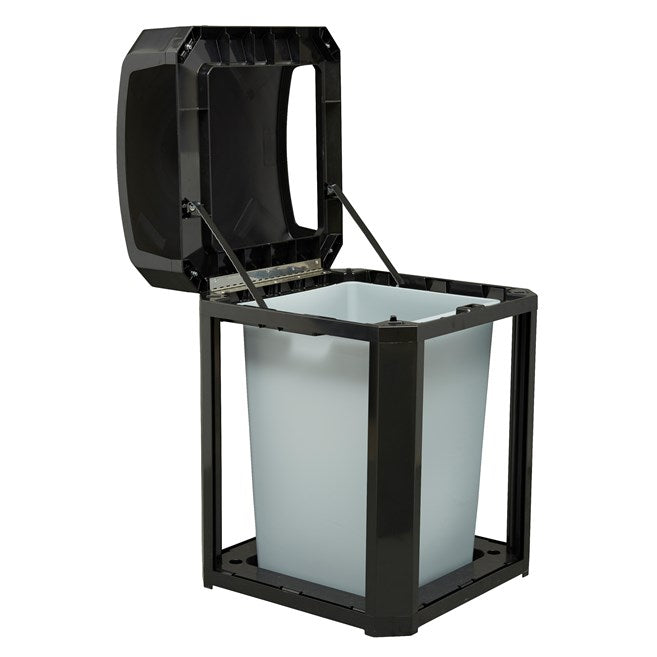 CONTENEDOR LANDMARK SERIES ARMAZÓN CON TAPA DE DOMO Y FORRO INTERNO RÍGIDO, 35 GAL