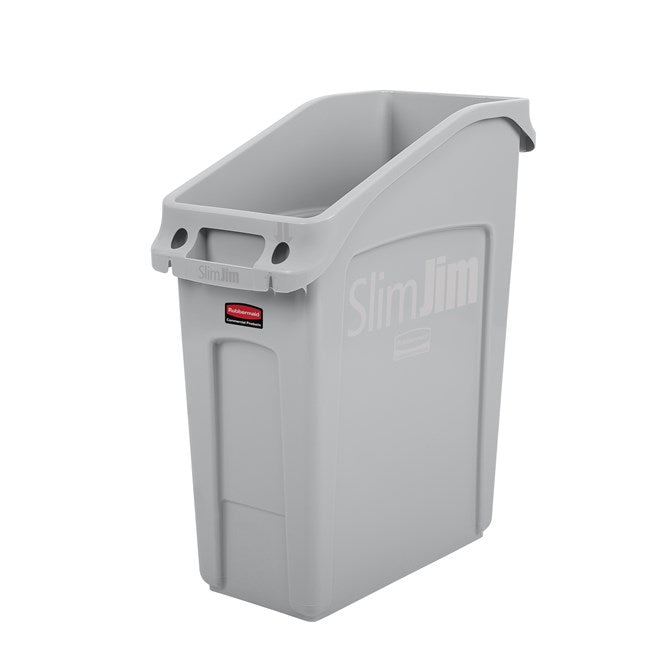 CONTENEDOR BOTE DE BASURA SLIM JIM BAJO EL ESCRITORIO, 13 GAL