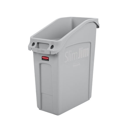 CONTENEDOR BOTE DE BASURA SLIM JIM BAJO EL ESCRITORIO, 13 GAL