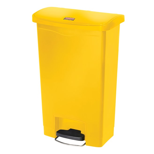 CONTENEDOR DE PEDAL STREAMLINE STEP ON RESINA FRONT STEP, 13 GAL