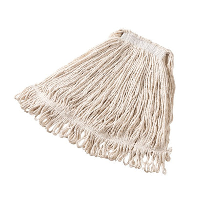 MOP HÚMEDO MEDIANO DE ALGODÓN SUPER STITCH BLANCO, DIADEMA 1"