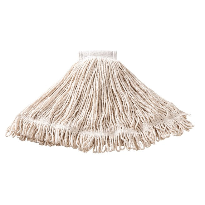 MOP HÚMEDO GRANDE DE ALGODÓN SUPER STITCH BLANCO, DIADEMA 5"