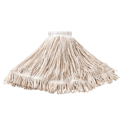 MOP HÚMEDO GRANDE DE ALGODÓN SUPER STITCH BLANCO, DIADEMA 5"