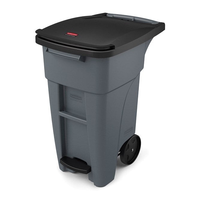 CONTENEDOR BOTE DE BASURA ROLLOUT STEP- ON, 32 GAL