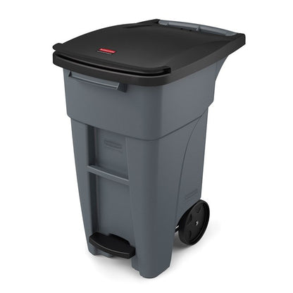 CONTENEDOR BOTE DE BASURA ROLLOUT STEP- ON, 32 GAL