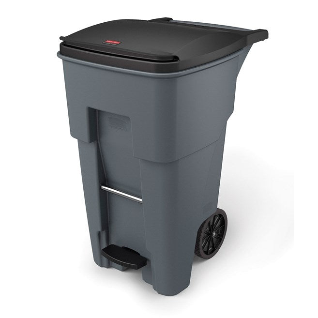 CONTENEDOR BOTE DE BASURA ROLLOUT STEP- ON, 65 GAL