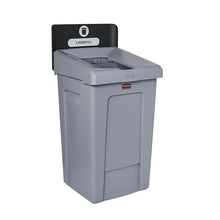 1 CONTENEDOR DE 33 GAL PARA ESTACIÓN DE RECICLAJE SLIM JIM