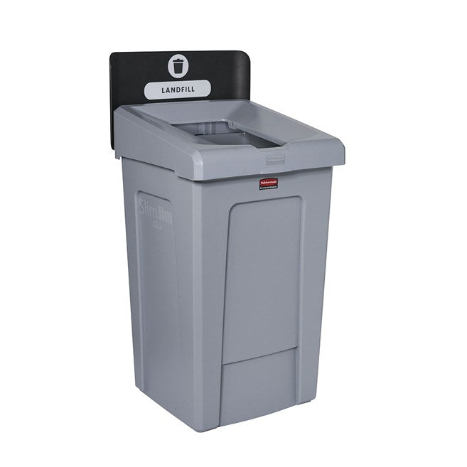 1 CONTENEDOR DE 33 GAL PARA ESTACIÓN DE RECICLAJE SLIM JIM