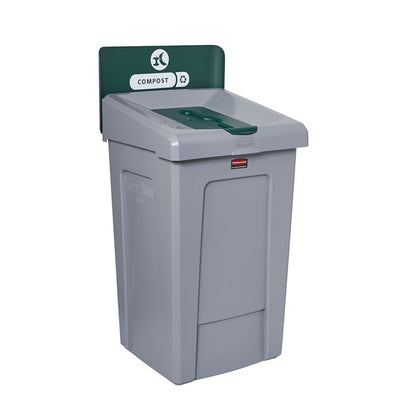 1 CONTENEDOR DE 33 GAL PARA ESTACIÓN DE RECICLAJE SLIM JIM